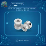 GT2 20-Teeth Machined Aluminum Timing Pulley with 6.35mm Bore Diameter for 6mm Width Belts and NEMA 23 Motors