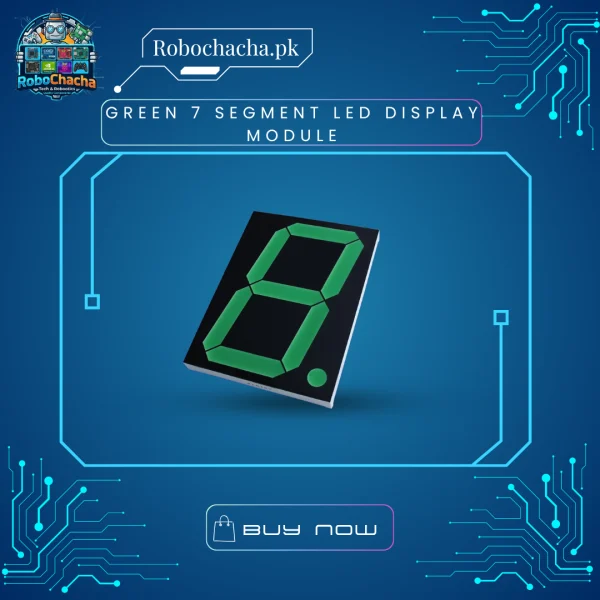 0.56 Inch Single Digit Green 7 Segment LED Display Module Common Anode and Cathode for Arduino and Digital Counters