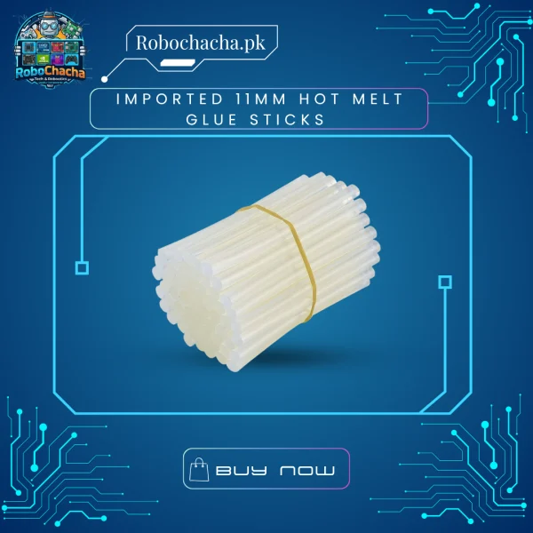 Imported Premium 11mm Clear Hot Melt Glue Sticks High Viscosity Adhesive Rods for Electronics and Crafts