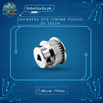 High-Precision Japanese Style GT3 30 Teeth Timing Pulley with 3mm Pitch and 6.35mm Bore Aluminum Flanged Drive Wheel