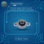 KFL08 8mm Self-Aligning Mounted Flange Block Bearing inside a Diamond Zinc Alloy Housing for 3D Printers and CNC Machine Frames