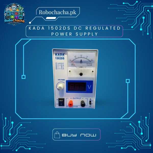 Kada 1502DS Digital Regulated DC Power Supply 0-15V 2A for Mobile Phone Repair and Electronics