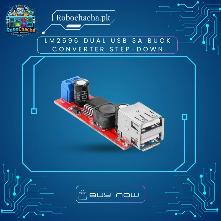 LM2596 Dual USB 3A Buck Converter Step-Down Module for Vehicle and Solar 5V Power