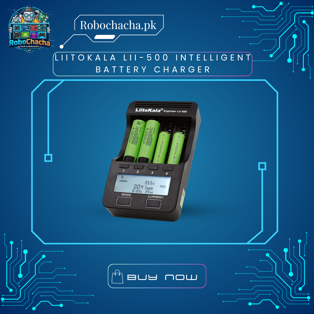 LiitoKala Lii-500 Intelligent Battery Charger LiitoKala Lii-500 Intelligent Battery Charger and Capacity Tester with LCD Display for 18650 and 26650 Batteries