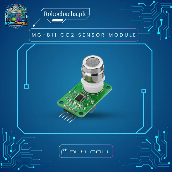 MG811 Solid Electrolyte Carbon Dioxide CO2 Gas Sensor Module with Analog and Digital Outputs for Arduino
