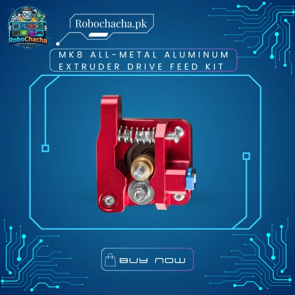 Upgraded Red All-Metal Aluminum MK8 Extruder Drive Feed Assembly Kit for Creality Ender 3 Pro and CR-10 3D Printers
