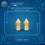 Precision MK8 0.3mm M6 Threaded Brass Extruder Nozzle Replacement for 1.75mm Filament Detailed 3D Printing