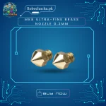 High Precision MK8 0.2mm M6 Threaded Brass Extruder Nozzle for 1.75mm Filament Detailed Miniature 3D Printing