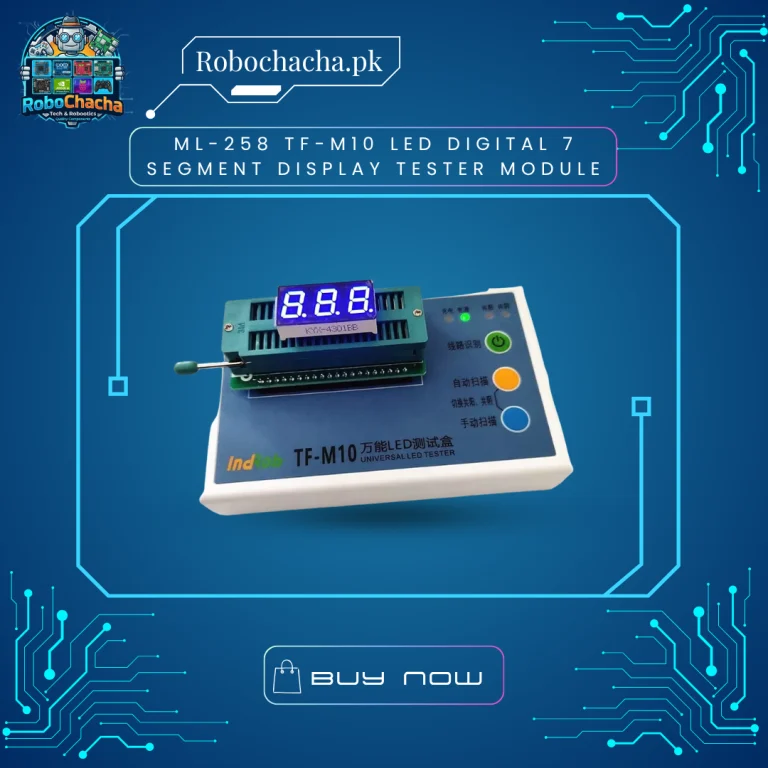 ML-258 TF-M10 Universal LED Digital 7 Segment Display Tester Module for Common Anode and Cathode Diagnostics