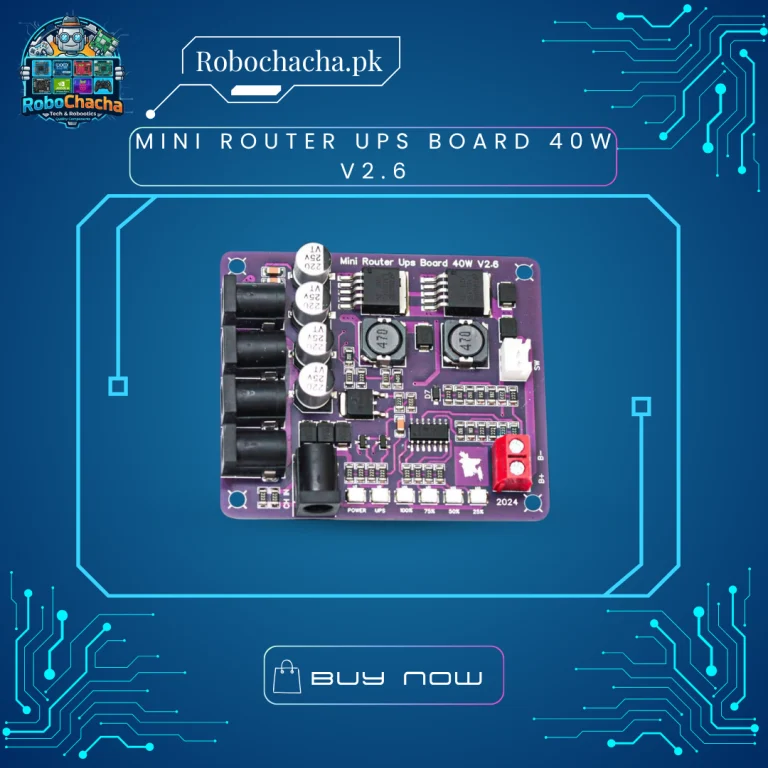 Mini Router UPS Board 40W V2.6 Multi-Output 5V 9V 12V DC Backup Module for WiFi Router and ONU