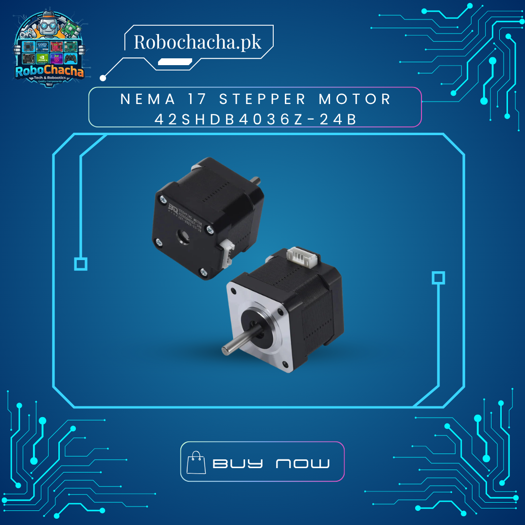 NEMA 17 Stepper Motor 42SHDB4036Z-24B 42SHDB4036Z-24B NEMA 17 Stepper Motor 40mm Body for Creality Ender 3 and CR-10 3D Printers