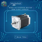 NEMA 34 8Nm High Torque Hybrid Stepper Motor with 100mm Body and 14mm Keyed Shaft for CNC and Industrial 3D Printers