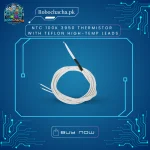 NTC 100K 3950 Glass Bead Thermistor Sensor with 1-Meter Teflon High-Temperature Wire Leads for 3D Printers