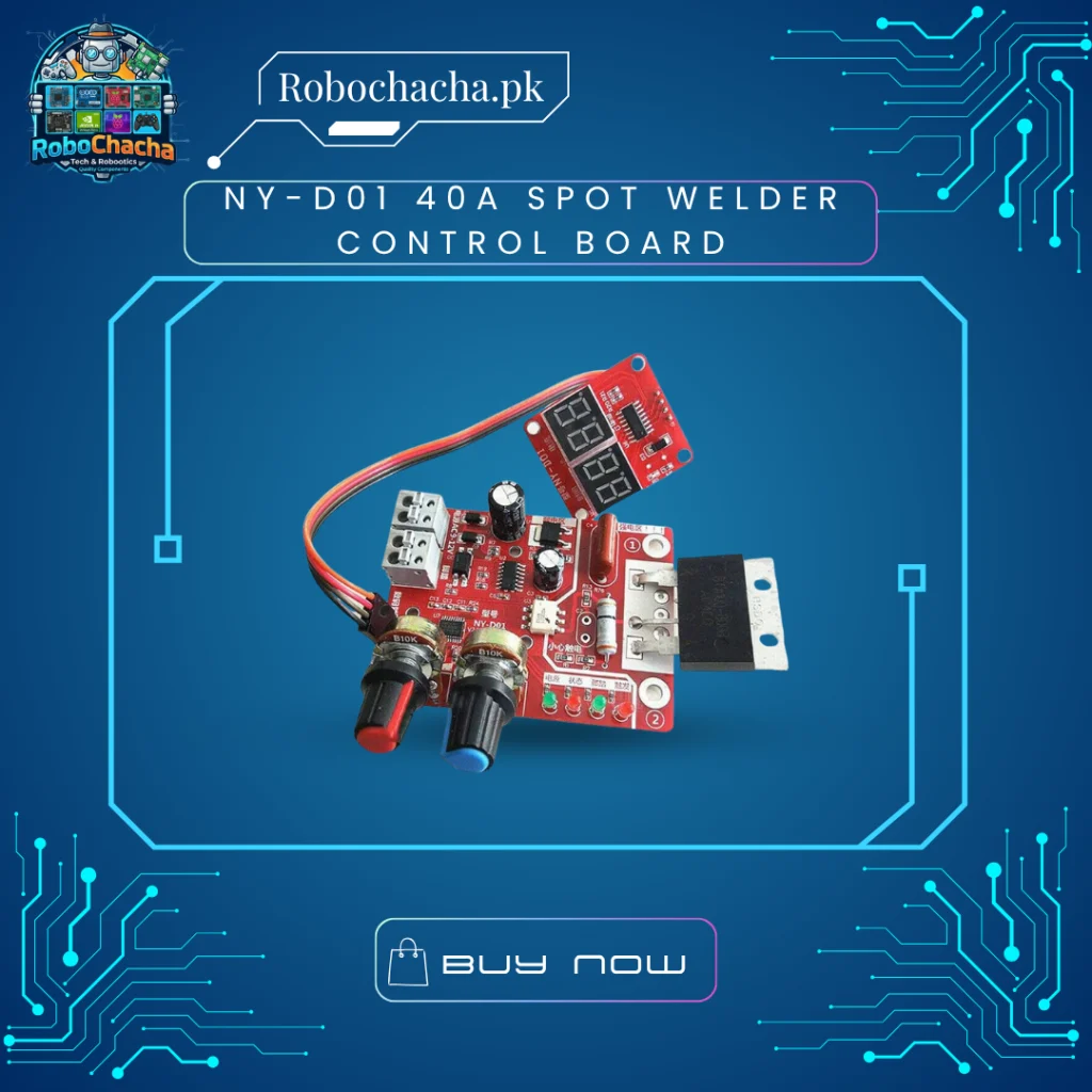 NY-D01 40A Digital Spot Welder Control Board Time and Current Pulse Controller for DIY 18650 Battery Welding