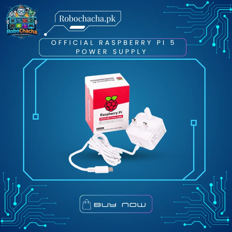 Official Raspberry Pi 5 27W 5.1V 5A USB-C Power Supply Adapter