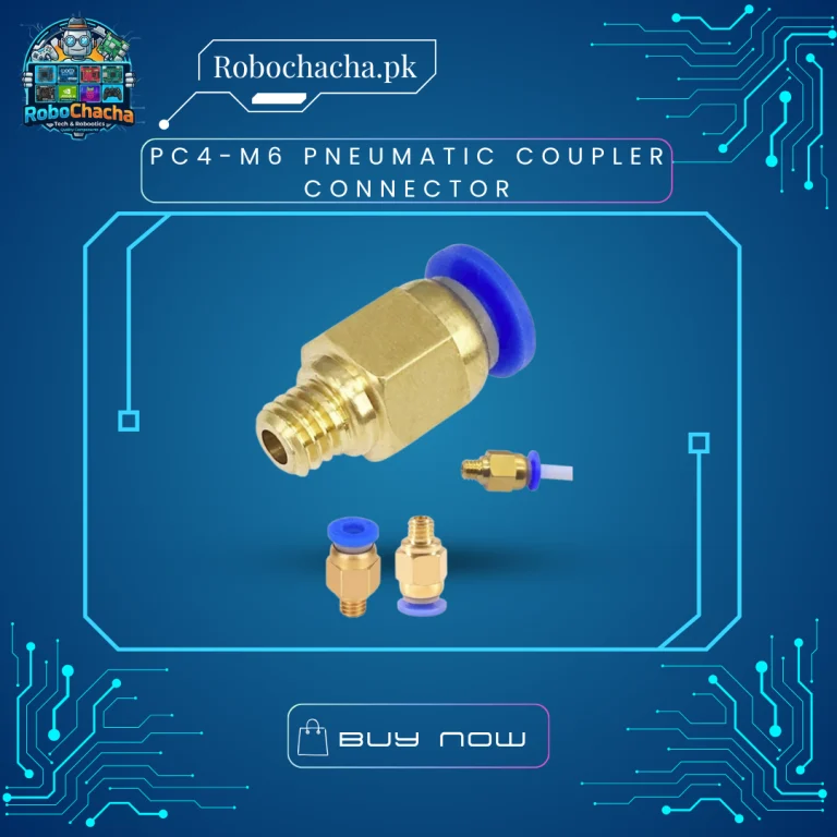 PC4-M6 Straight Pneumatic Male Thread Fitting Connector for 4mm Bowden PTFE Tubing and MK8 Extruders