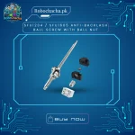 SFU1605 High Precision Chrome Steel Ball Screw Shaft with Flanged Metal Anti-Backlash Ball Nut Assembly for CNC Machine Axes