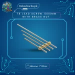 T8x2 1000mm Stainless Steel Lead Screw 8mm Diameter 2mm Pitch 2mm Lead with Matching Brass Nut
