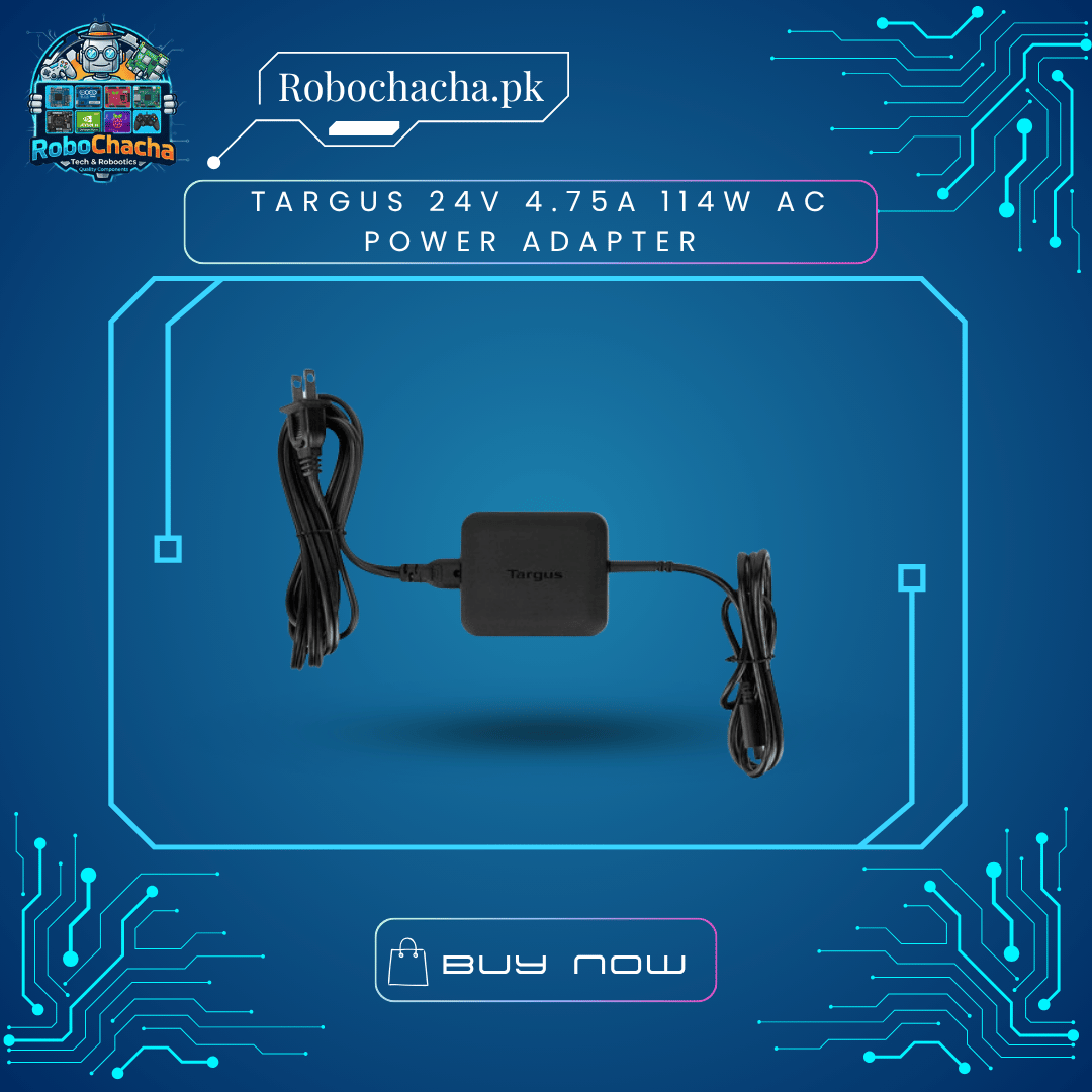 Targus 24V 4.75A 114W AC Power Adapter Targus 24V 4.75A 114W Industrial AC to DC Power Supply Adapter Brick with Inline Ferrite Choke Core Cable