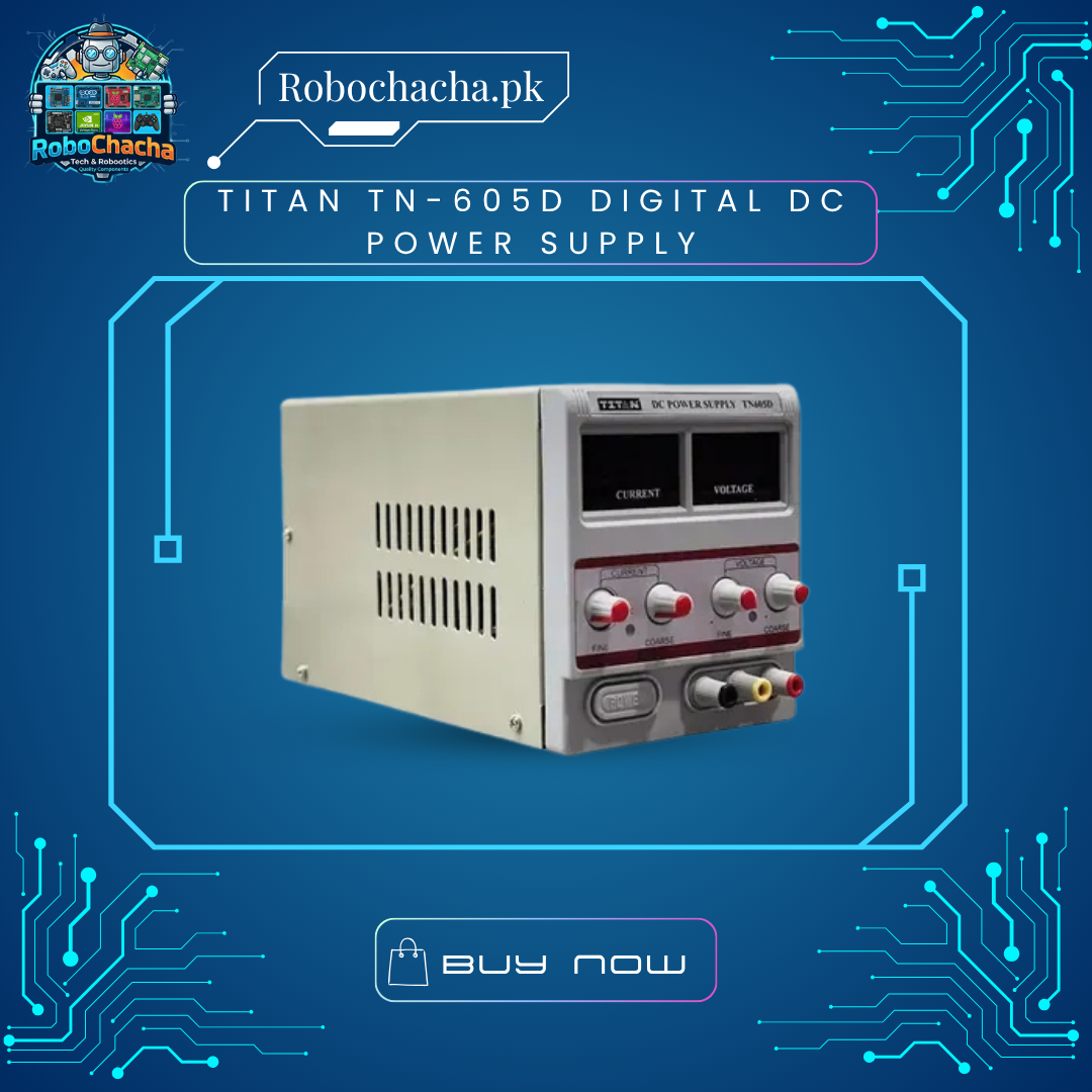Titan TN-605D Digital DC Power Supply Titan TN-605D 60V 5A Digital Variable DC Power Supply for Industrial Electronics Testing