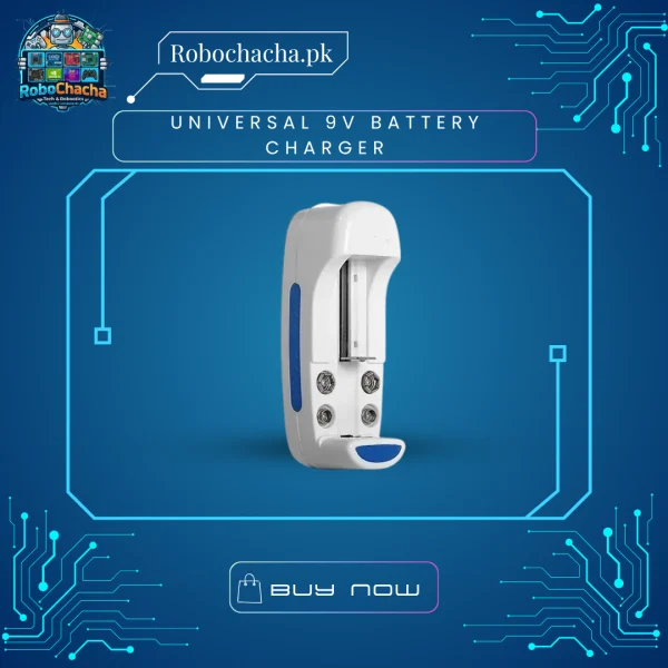 Universal 9V Battery Charger for Ni-MH Rechargeable Batteries