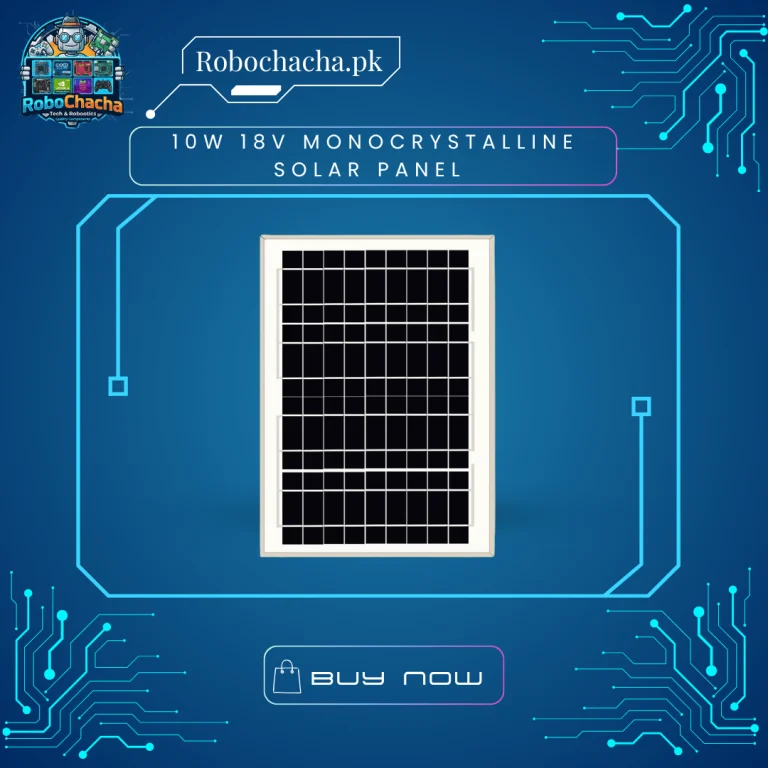 10W 18V Monocrystalline PV Solar Panel Module for 12V Battery Charging and Off-grid Projects
