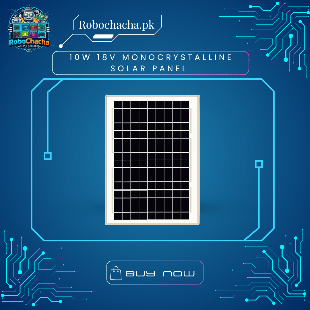 10W 18V Monocrystalline Solar Panel 10W 18V Monocrystalline PV Solar Panel Module for 12V Battery Charging and Off-grid Projects