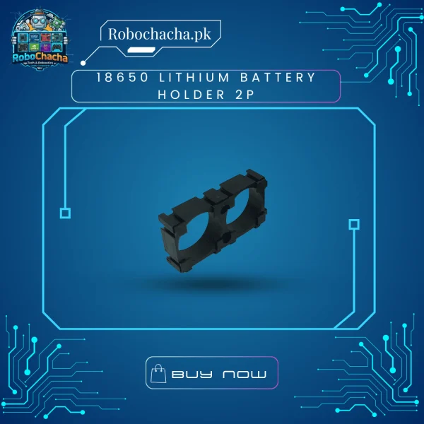 18650 Lithium Battery Holder 2P Dual Bracket Mount for DIY Battery Packs
