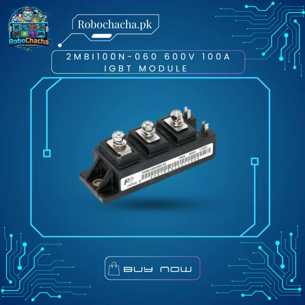 Fuji Electric 2MBI100N-060 600V 100A IGBT Power Module for Industrial Inverter and Motor Drive Repair