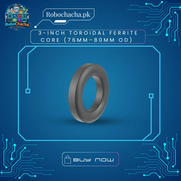 Large 3-Inch 80mm Grey Toroidal Ferrite Ring Core for Winding High Power RF Baluns and Switching Transformers