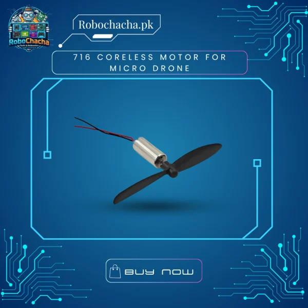 716 Coreless Brushed Motor for Nano Drones and Micro Quadcopters