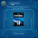 Camelion 9V Super Heavy Duty Carbon Zinc Battery - PP3 Battery for Multimeters