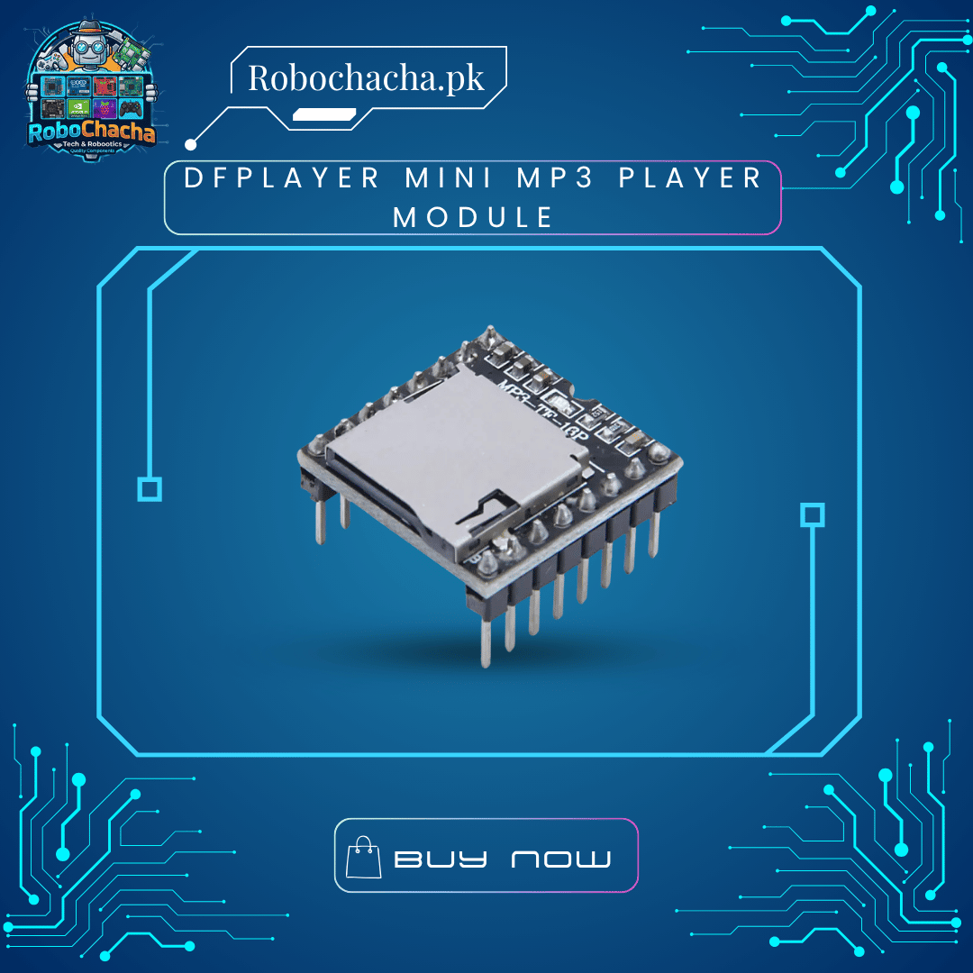DFPlayer Mini MP3 Player Module DFPlayer Mini MP3 Sound Player Module for Arduino and Robotics Audio Projects