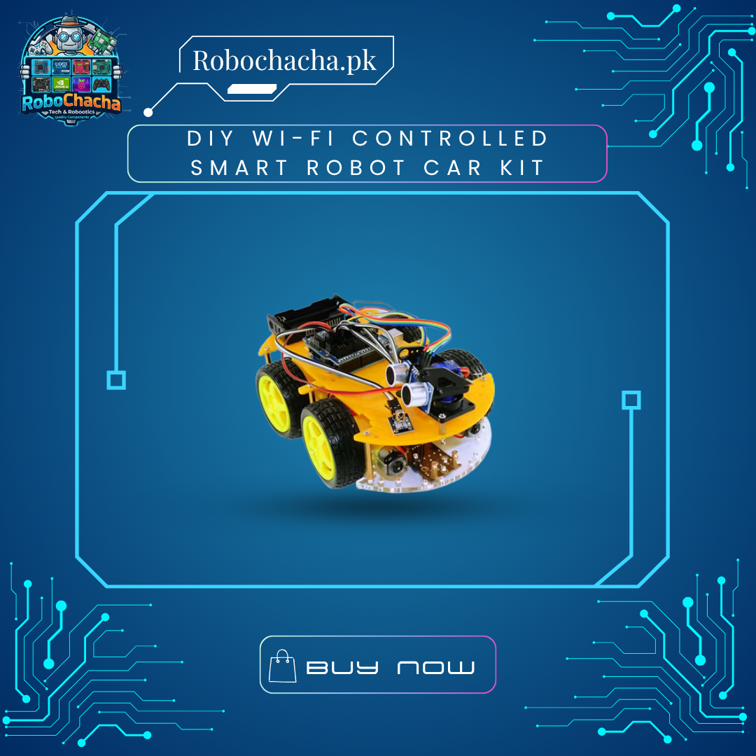 DIY Wi-Fi Controlled Smart Robot Car Kit DIY Wi-Fi Controlled Smart Robot Car Kit with ESP32/NodeMCU and Motor Driver