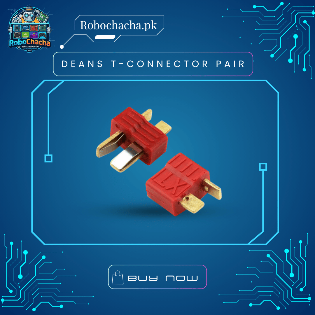Deans T-Connector Pair Deans T-Connector Pair Male and Female Plug Set for RC LiPo Batteries