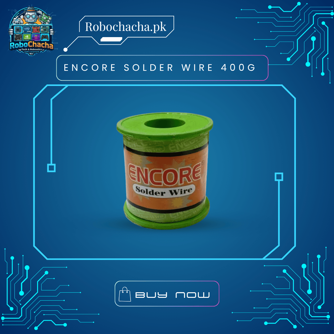Encore Solder Wire 400g Encore 400g 0.8mm Rosin Core Solder Wire Spool for Electronics Soldering