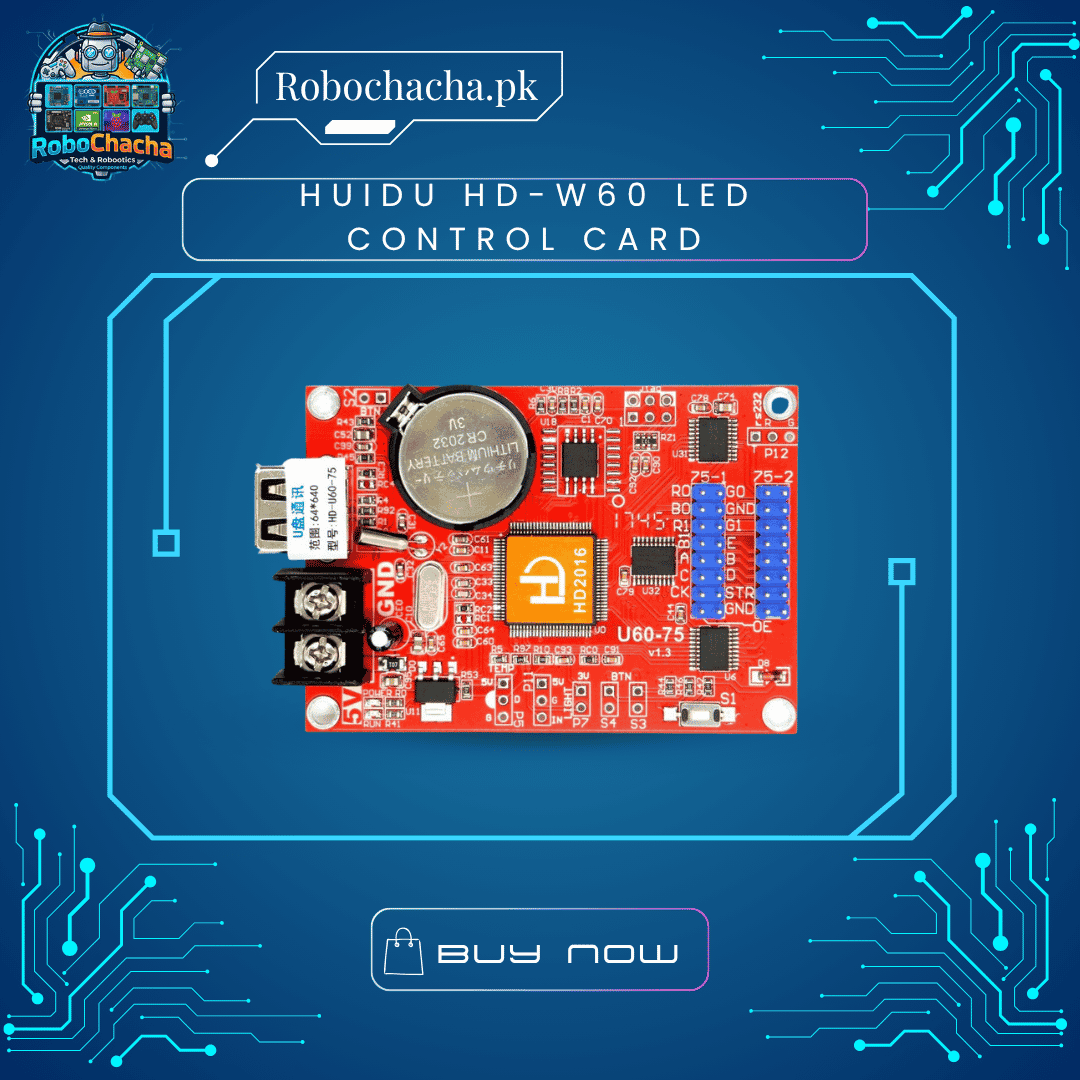 Huidu HD-W60 LED Control Card Huidu HD-W60 Wi-Fi Enabled LED Control Card for Single and Dual Color Scrolling LED Displays