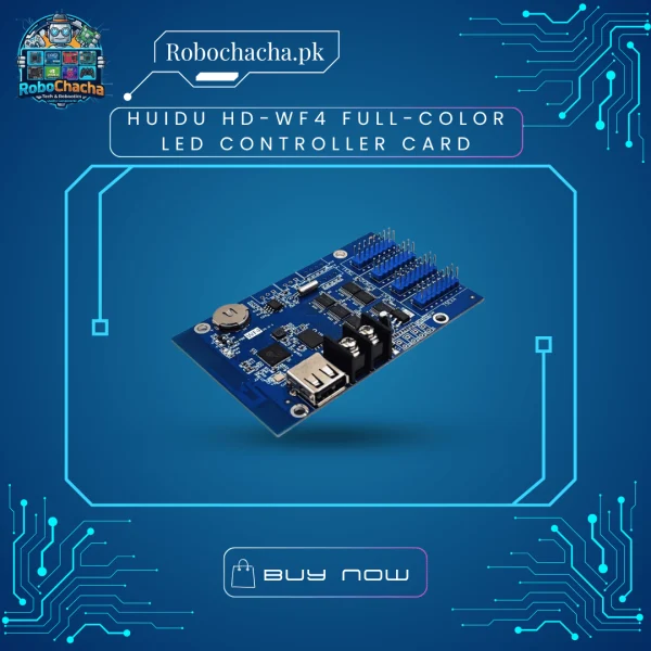 Huidu HD-WF4 Full-Color LED Controller Card with Wi-Fi and 4 HUB75E Ports for Digital Signage