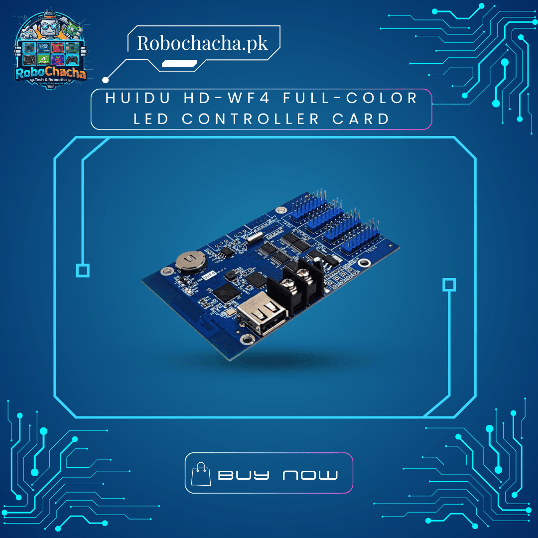 Huidu HD-WF4 Full-Color LED Controller Card Huidu HD-WF4 Full-Color LED Controller Card with Wi-Fi and 4 HUB75E Ports for Digital Signage
