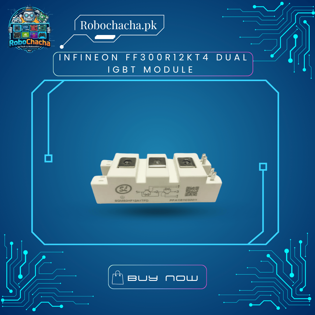 Infineon FF300R12KT4 Dual IGBT Module Infineon FF300R12KT4 1200V 300A Dual Switch Half-Bridge IGBT Module 62mm Industrial Package