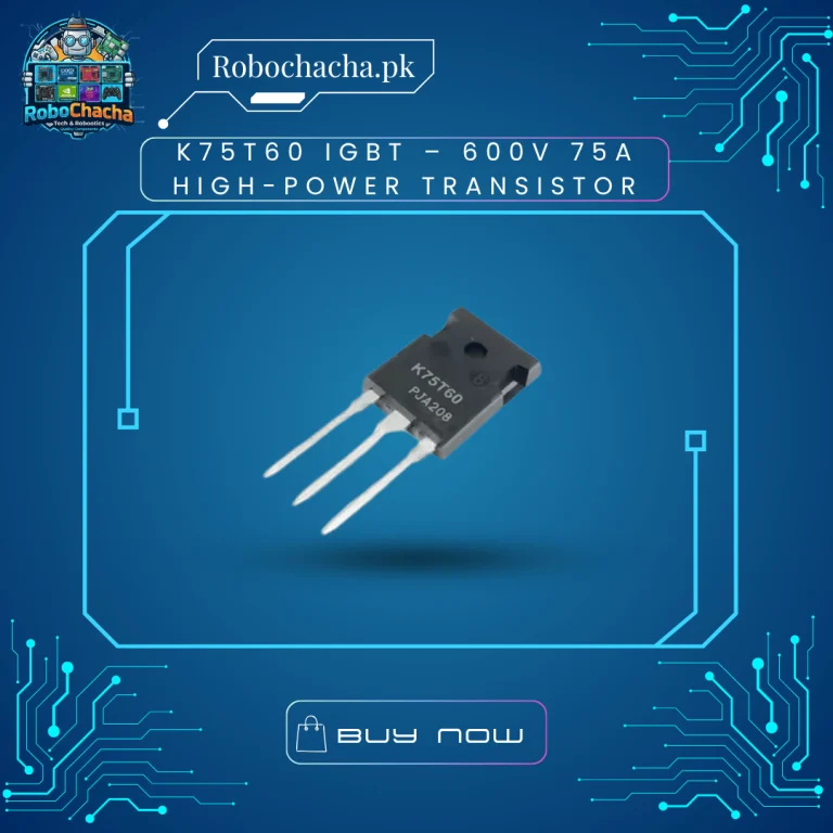K75T60 600V 75A high-power IGBT transistor in TO-247 package for industrial inverters and motor drives