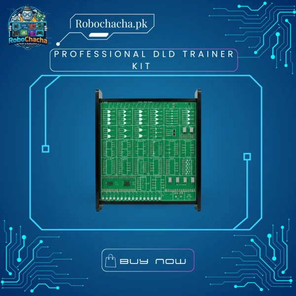 Professional DLD Trainer Digital Logic Design Lab Experiment Platform with Breadboard and Integrated Power Supply