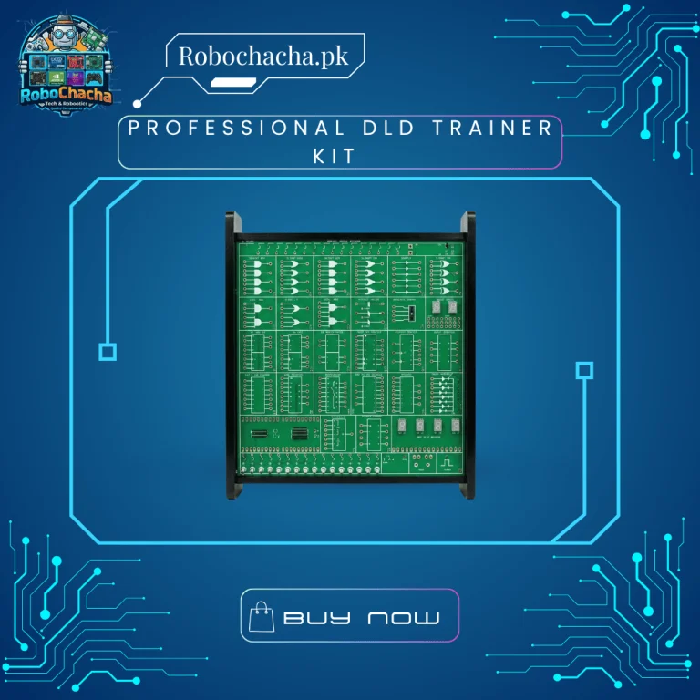 Professional DLD Trainer Digital Logic Design Lab Experiment Platform with Breadboard and Integrated Power Supply