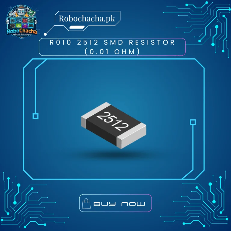R010 2512 SMD Current Sensing Resistor (0.01 Ohm) for Battery Management and Motor Control