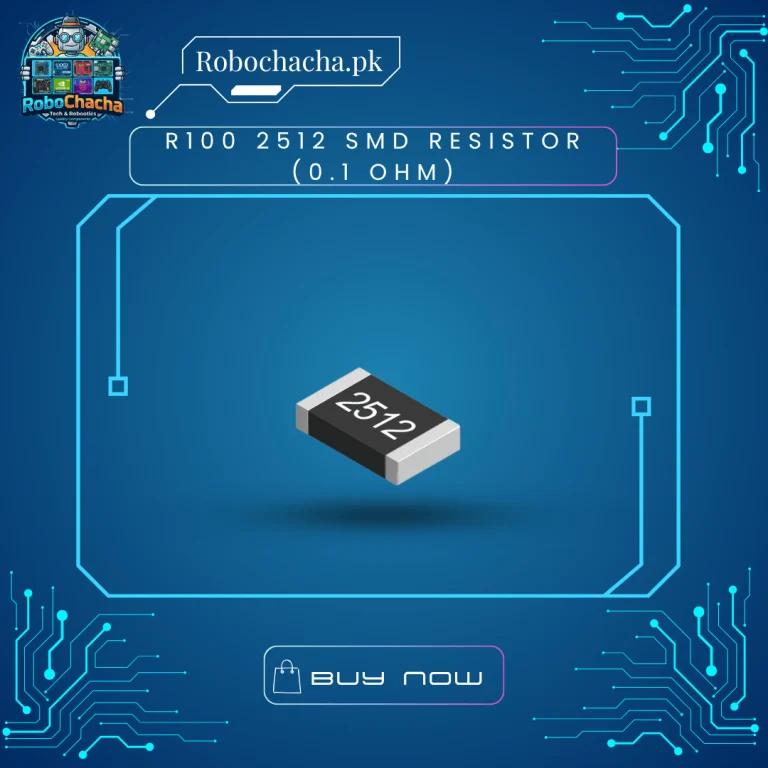 R100 2512 SMD Current Sensing Resistor (0.1 Ohm) for Power Electronics and Robotics