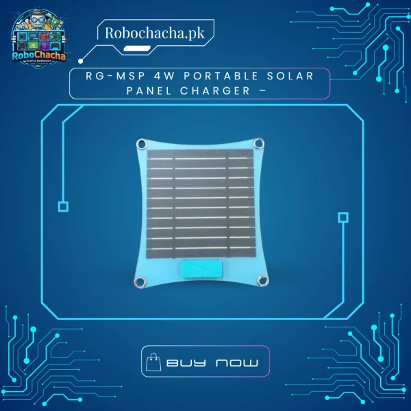 RG-MSP 4W Portable Solar Panel Charger for DIY Electronics and IoT Power Projects