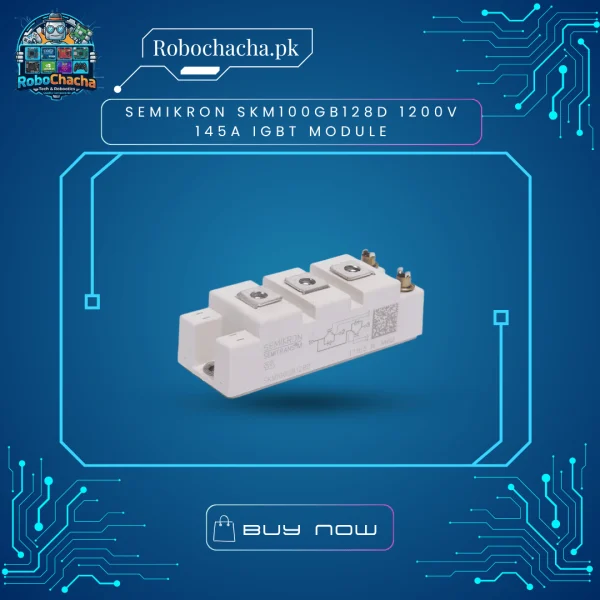 SEMIKRON SKM100GB128D 1200V 145A IGBT Power Module for Industrial Inverters and Motor Drives