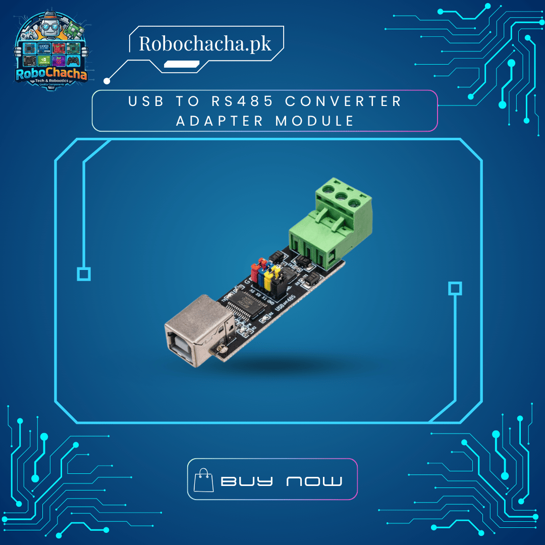 USB to RS485 Converter Adapter Module USB to RS485 Serial Converter Adapter Module with Screw Terminal for Industrial Automation and Robotics