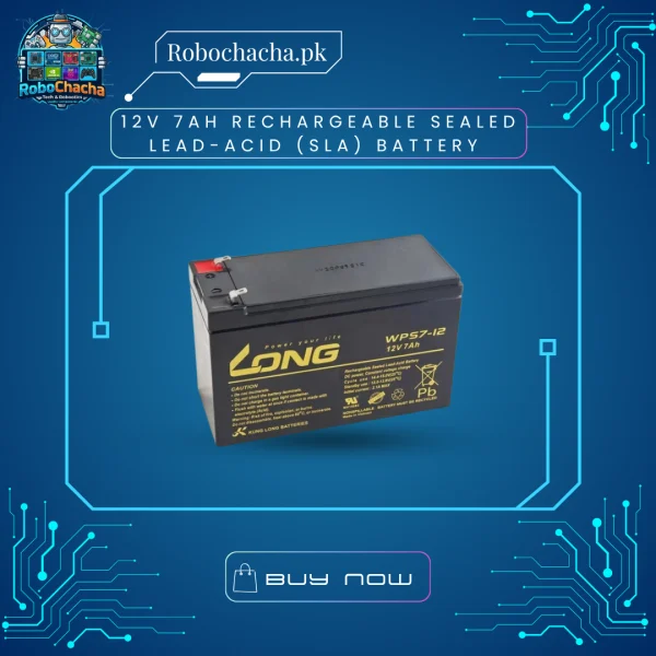 12V 7Ah Rechargeable Sealed Lead-Acid AGM Battery
