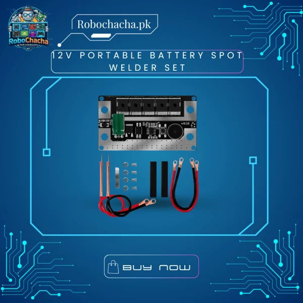 12V Portable Battery Spot Welder Set with Pens for 18650 Packs